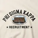 Phi Sigma Kappa House Illustration Rush Crewneck