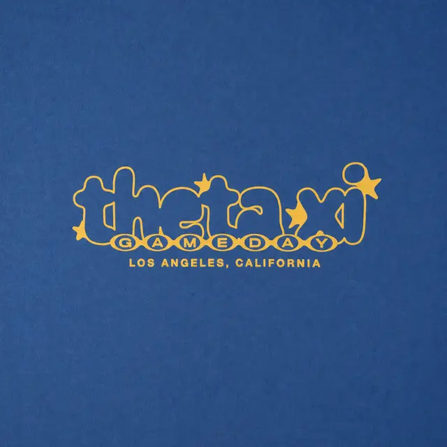 Theta Xi Starry Lettering Game Day Shirt