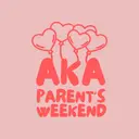 Alpha Kappa Alpha Heart Balloon Graphic Parent's Weekend Tank