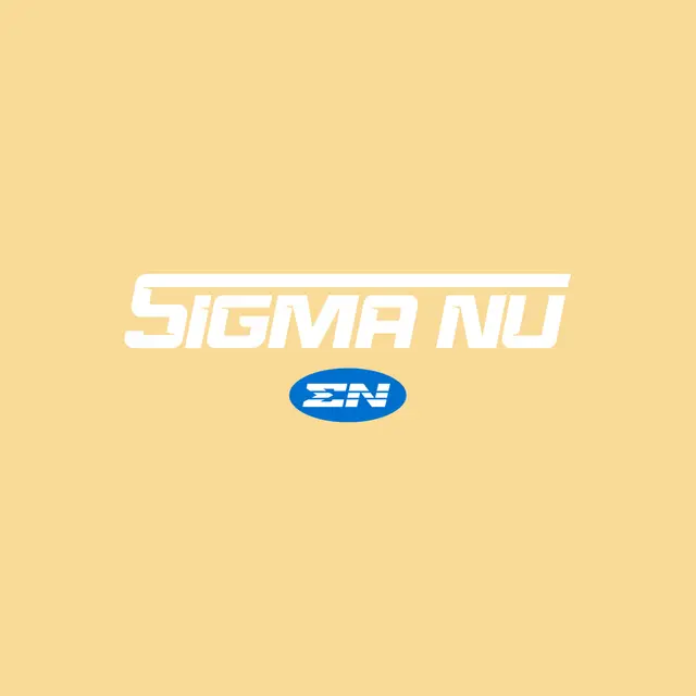 Sigma Nu Bold Block Lettering PR Shirt