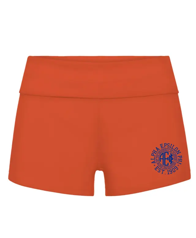 Alpha Epsilon Phi Circular Logo Lettering PR Shorts