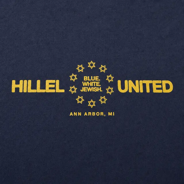 Hillel Star of David Illustration PR Hoodie