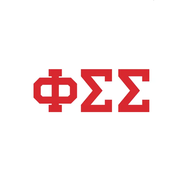Phi Sigma Sigma Bold Red Letters PR Hat