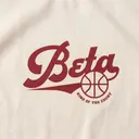 Beta Flowing Script Basketball Philanthropy Hoodie