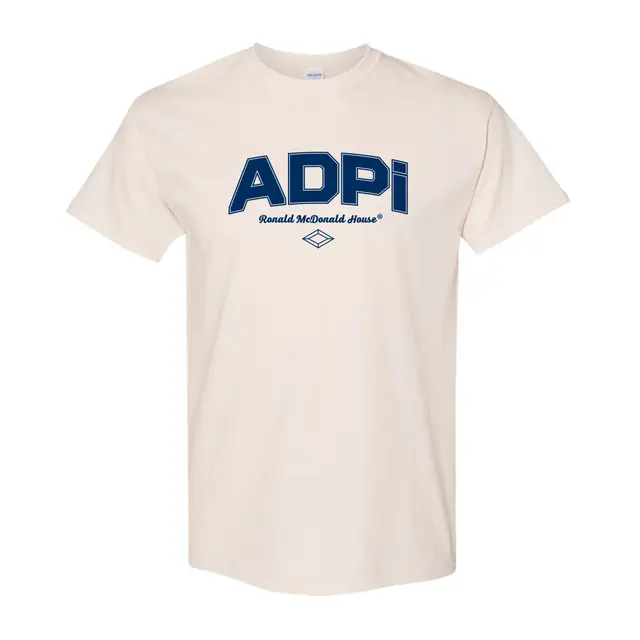 Alpha Delta Pi Block Lettering Philanthropy Shirt 2