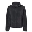 Burnside Women's Polar Fleece Full-Zip Jacket bs5062 Black Front