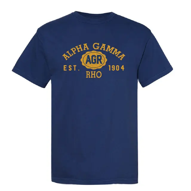 Alpha Gamma Rho Vintage Badge PR Shirt 2