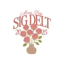 Sigma Delta Tau Rose Bouquet Text Mom's Day Sweater