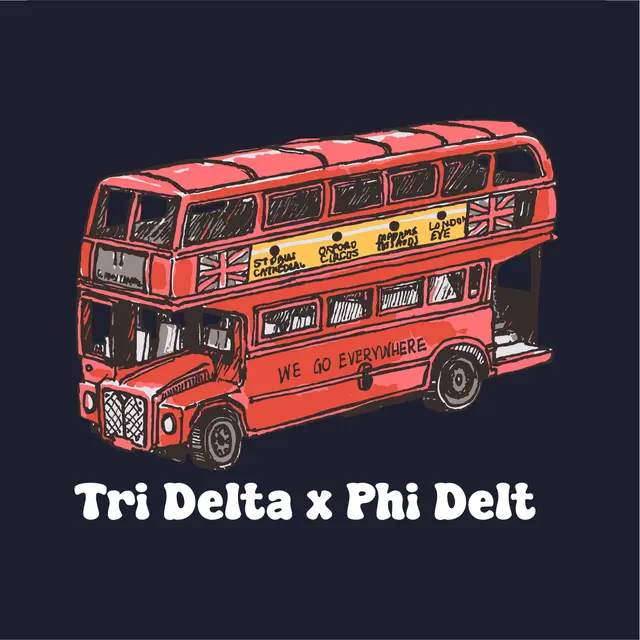 Tri Delta Iconic Red Bus PR Shirt