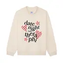 Theta Phi Alpha Gingham Hearts Date Party Sweater 2