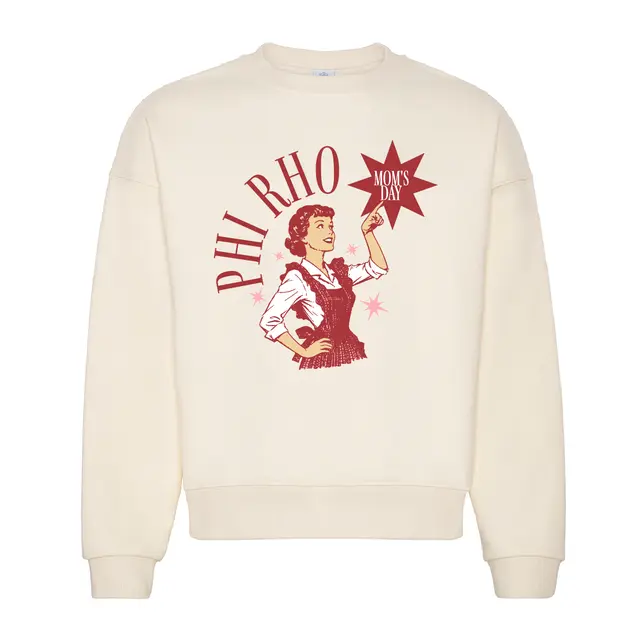 Phi Sigma Rho Retro Illustration Parents Weekend Sweater 2