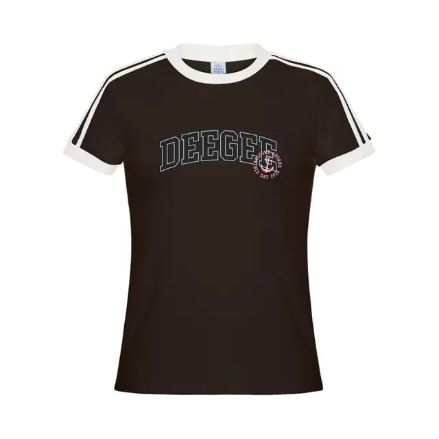 Delta Gamma Block Lettering Welcome Aboard Bid Day Shirt 2