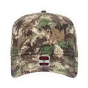 Otto-cap-camouflage-5-panel-mid-profile-baseball-cap-LtLod-Brn-Kly-Front
