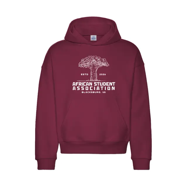 African Student Association Tree Illustration PR Hoodie 2