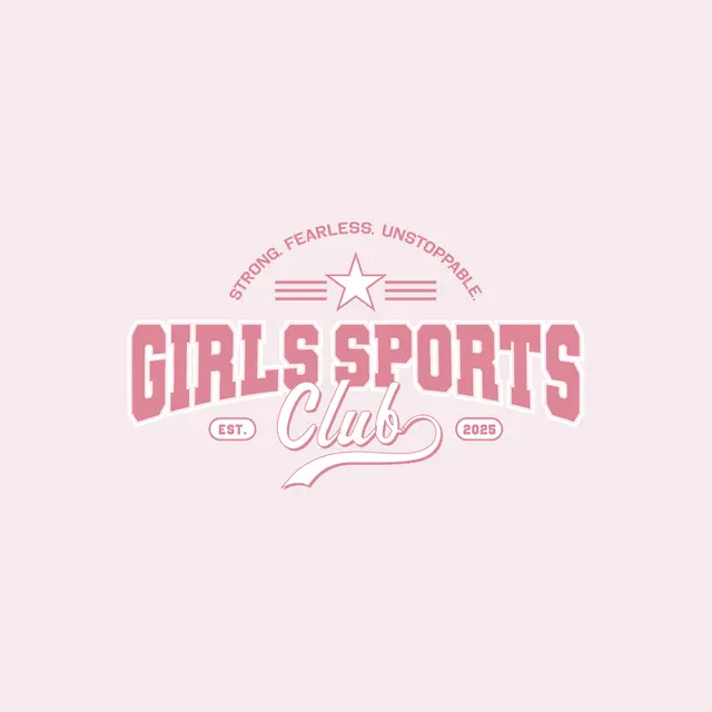 Girls Sports Club Star and Banner PR Tank