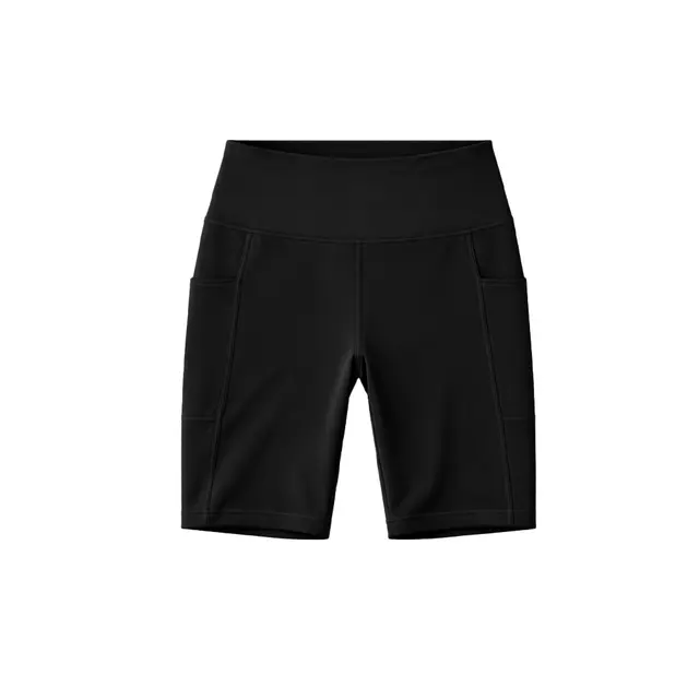 Ladies' Performance Legging Short Black Front