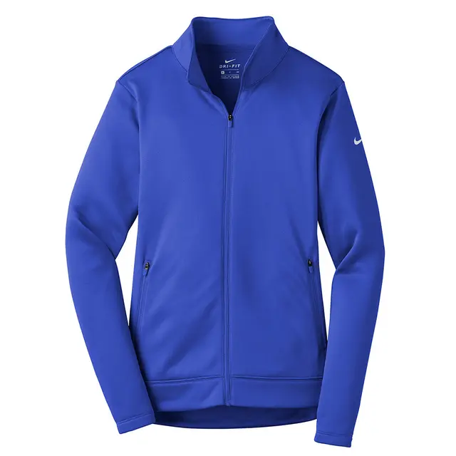 Nike Ladies Therma-FIT Full-Zip Fleece nkah6260 Game Royal Front