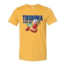 Tau Beta Sigma Bold Lettering with Cranberry Game Day Shirt 2