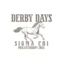 Sigma Chi Derby Days Horse Drawing Philanthropy Shirt