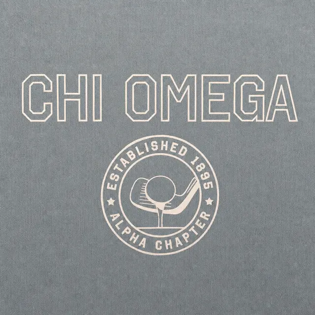 Chi Omega Block Lettering Rush Tanks