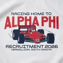 Alpha Phi Racing Car Rush Shirt