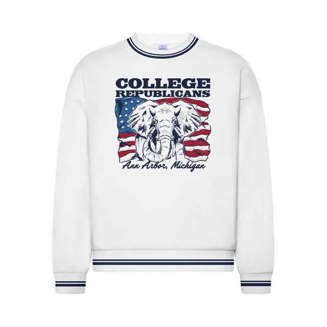 College Republicans Elephant Graphic PR Sweater 2