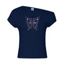 Pi Beta Phi Butterfly Outline Big Little Reveal Shirt 2