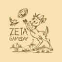 Zeta Tau Alpha Deer and Football Game Day Shirt