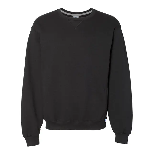 Russell Athletic Russell Athletic Unisex Dri-Power® Crewneck Sweatshirt 698hbm Black Front