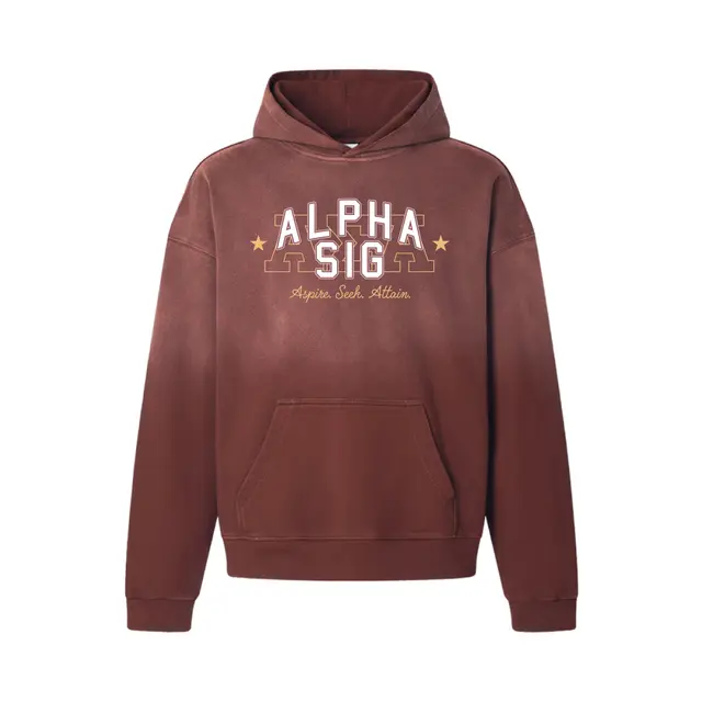 Alpha Sigma Alpha Bold Block Lettering PR Hoodie 2