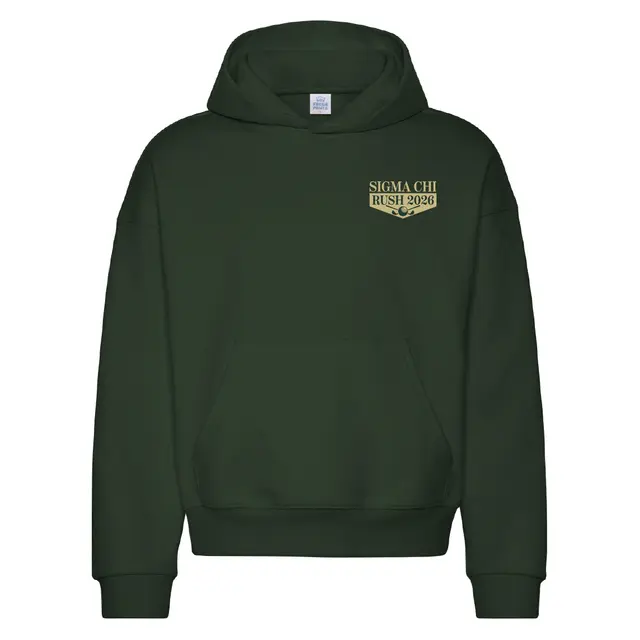 Sigma Chi Golf and Text Rush Hoodie 2