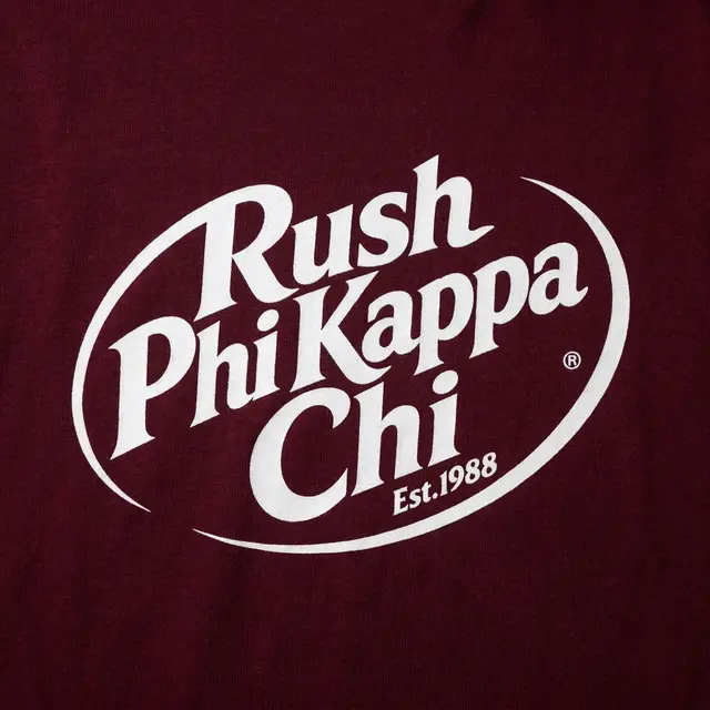 Phi Kappa Chi Iconic Soda Lettering Rush Shirt