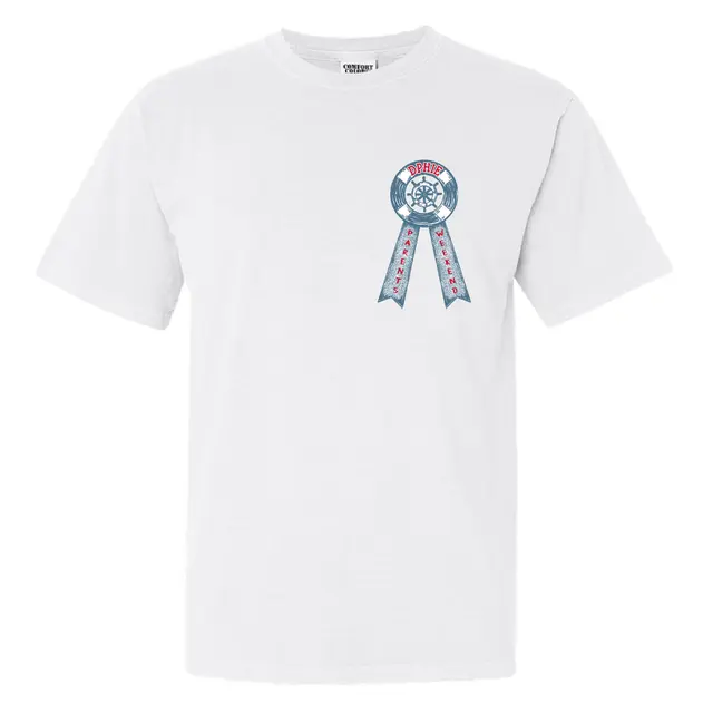 Nautical Award Ribbon Drawing Parent's Weekend Shirt Design for Delta Phi Epsilon