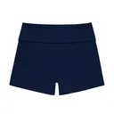 FP100 Lindsey Fold-over Lounge Shorts Navy Back