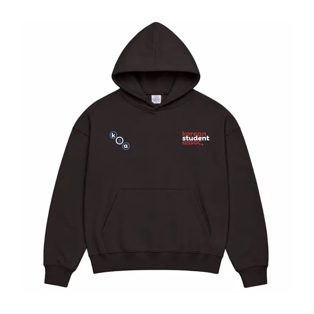 Korean Student Association Circular Logo and Text PR Hoodie 2