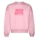 Kappa Delta Pink Stitched Heart Bid Day Crewneck 2