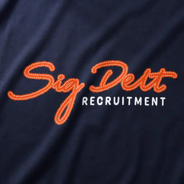 Sigma Delta Tau Hand Drawn Lettering Recruitment Tank