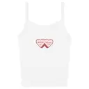 Alpha Xi Delta Heart Duo Text Bid Day Tank 2