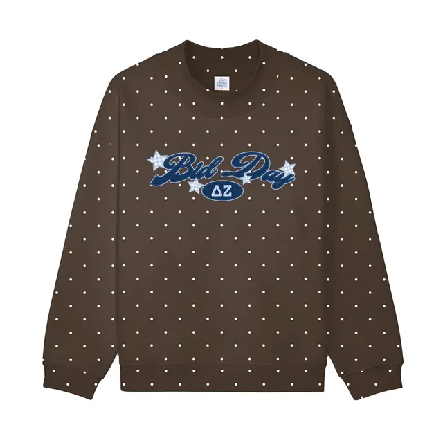 Delta Zeta Whimsical Star Bid Day Sweater 2