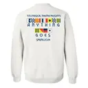 Nautical Flags and Elegant Font PR Crewneck 2