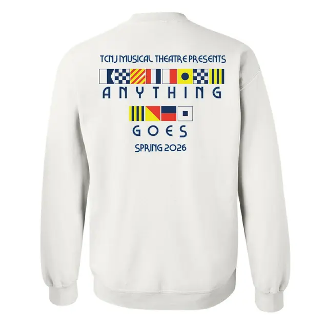 Nautical Flags and Elegant Font PR Crewneck 2