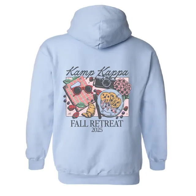 Kappa Kappa Gamma Kamp Picnic Fall Retreat Hoodie 2