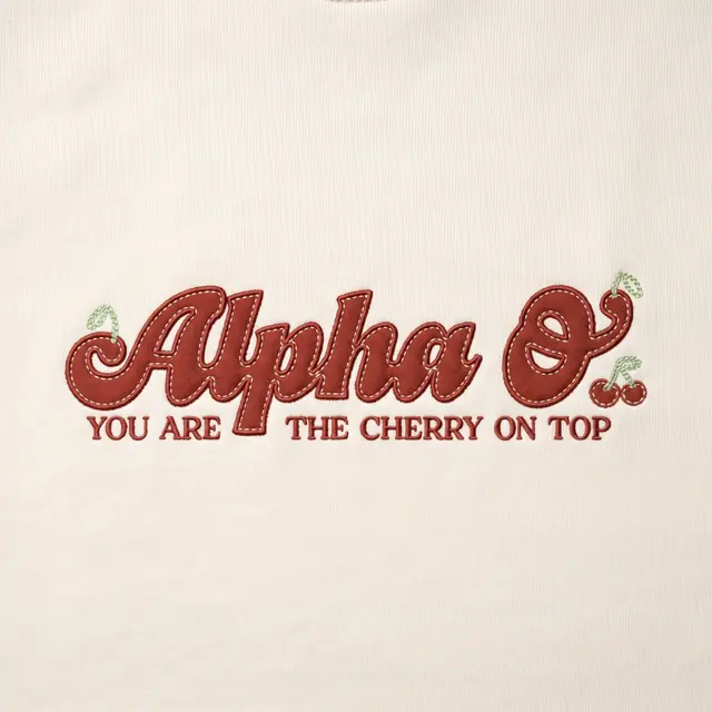 Alpha Omicron Pi Cherry Graphic Rush Shirt
