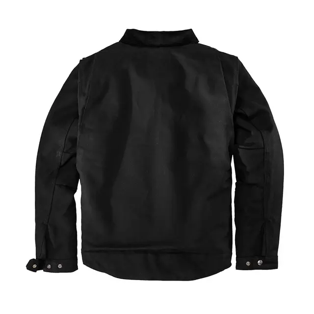 Carhartt Duck Detroit Jacket Black Back