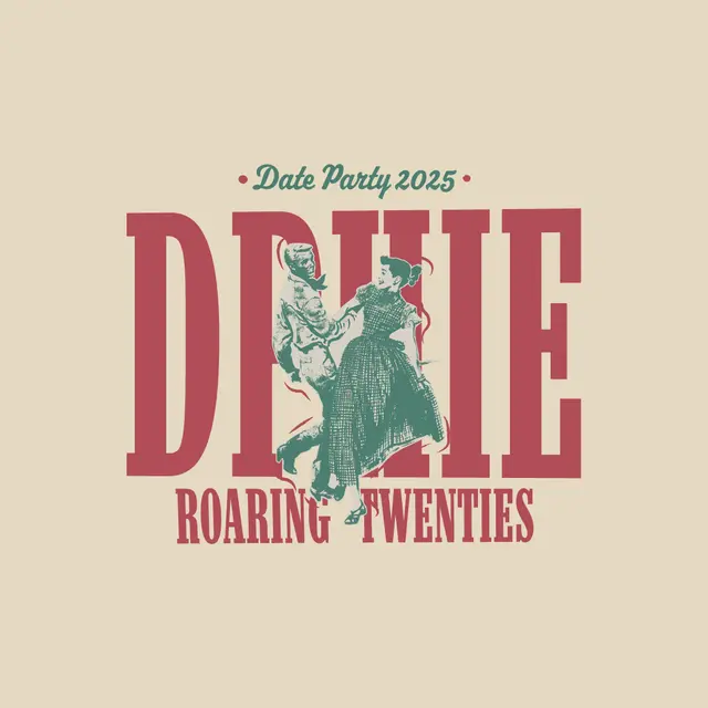Delta Phi Epsilon Dance Illustration Roaring Twenties Date Party Shirt