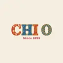 Chi Omega Mix Patterned Block Serif Text PR Hoodie