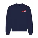 Baseball Team Hand Drawn Lettering Circle Logo PR Crewneck 2