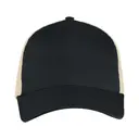 Customizable Econscious Eco Trucker Hat ec7070 Black Oyster Front