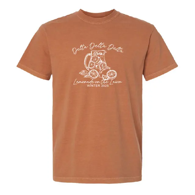 Delta Delta Delta Citrus Pitcher Philanthropy Shirt 2