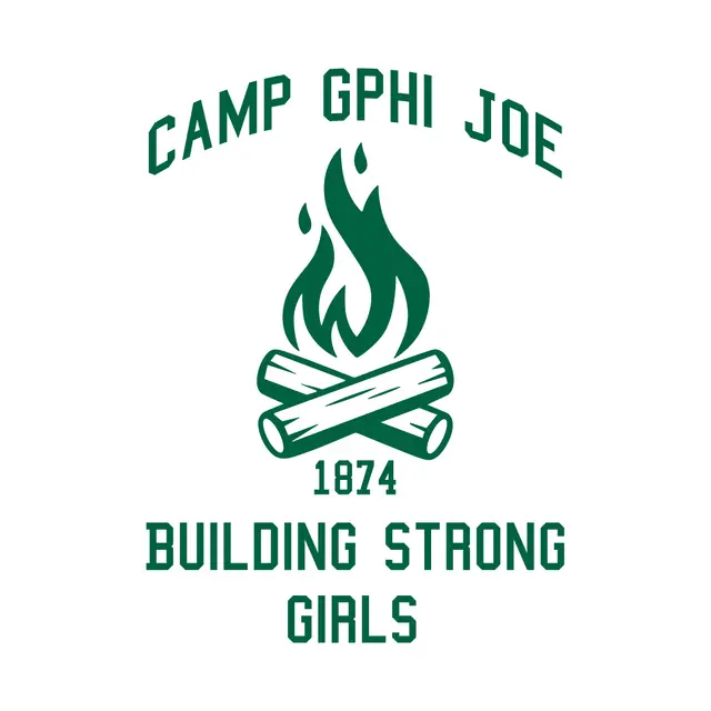 Gamma Phi Beta Campfire Graphic Retreat Sweater